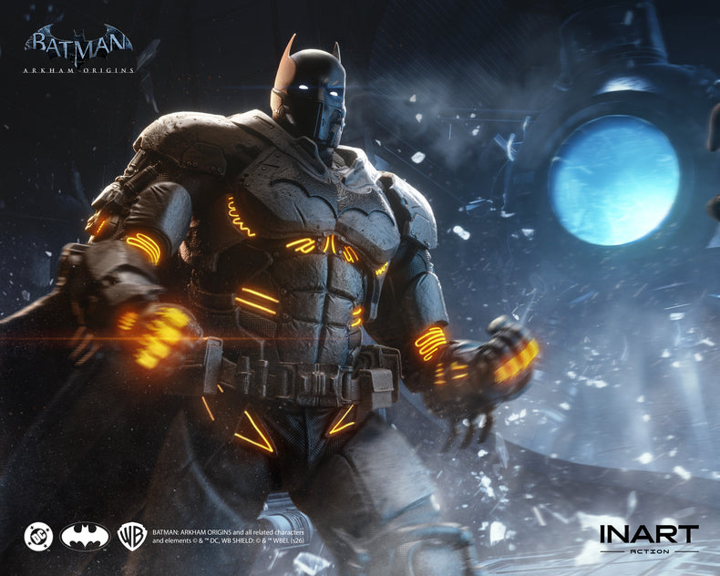 Presale INART MAG G0013 1/12 Batman Arkham Origins Batman Thermal Armor Figure