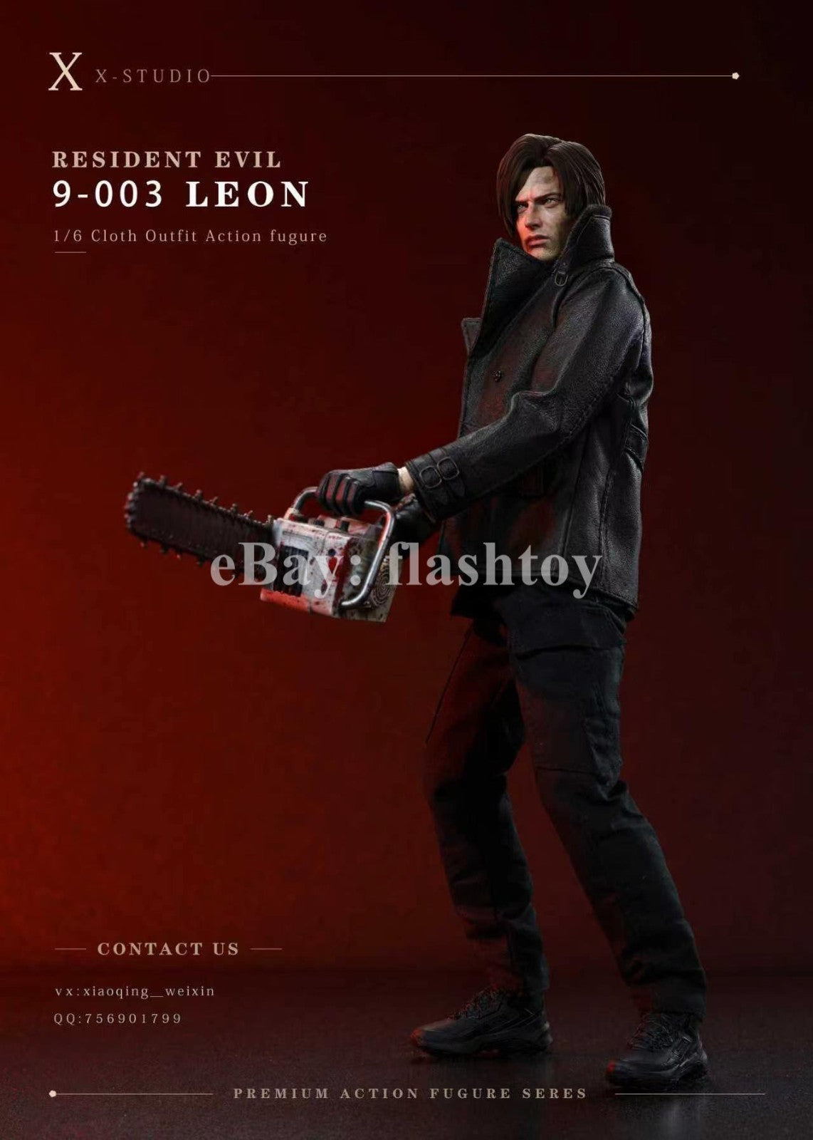 Presale X-STUDIO 1/6 Zombie Killer Leon Collectible Male Action Figure Model Toy