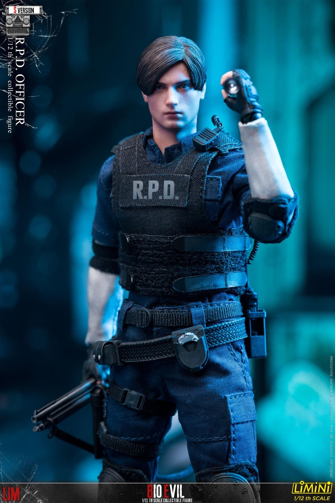 LIMTOYS 1/12 Zombie Killer RPD Officer Leon Male Action Figure Model Toy S Ver.