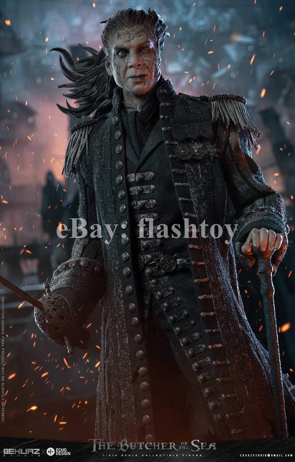 Presale EKUAZ STUDIO EKS013 1/6 The Butcher of the Sea Salazar Action Figure Toy