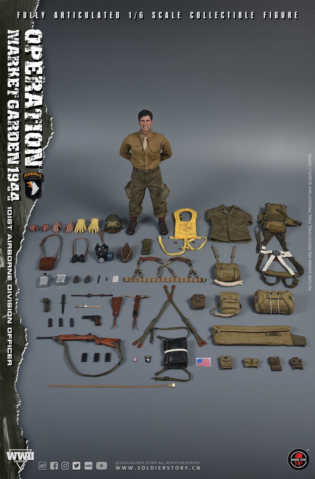 Presale SoldierStory SS145 1/6 Operation Market Garden Officer Action Figure Toy