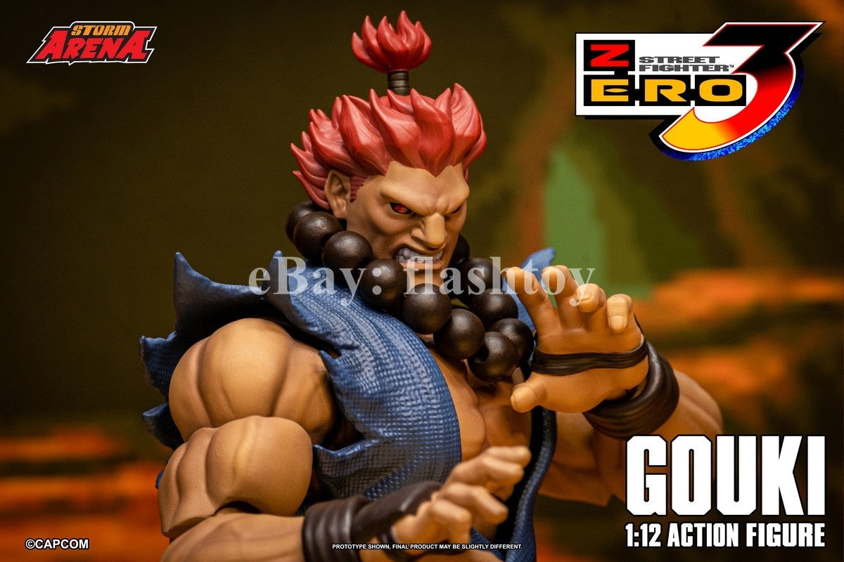 Presale STORM ARENA SFSA07 1/12 Street Fighter Zero 3 Gouki Action Figure Model