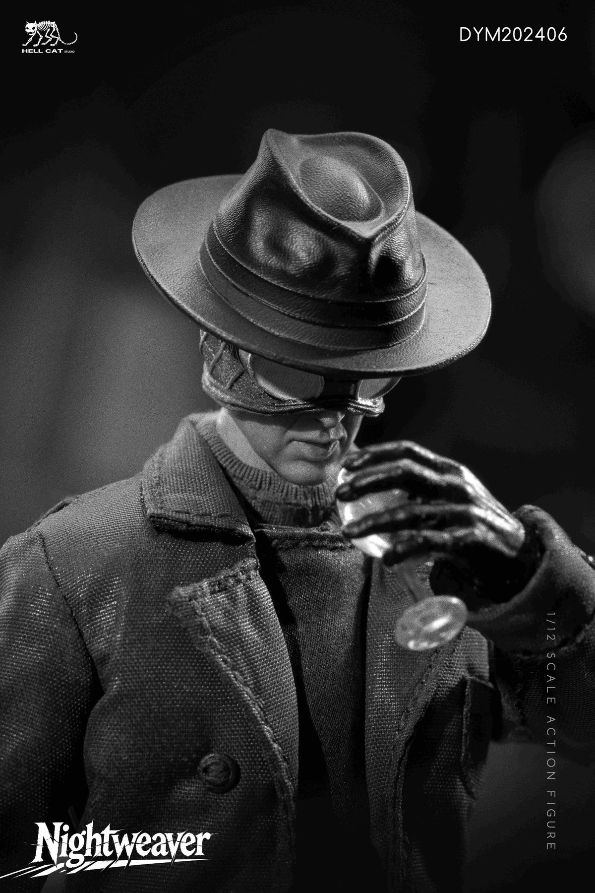 Presale Hell Cat DYM202406B 1/12 Spider Noir Action Figure Black & White Ver.