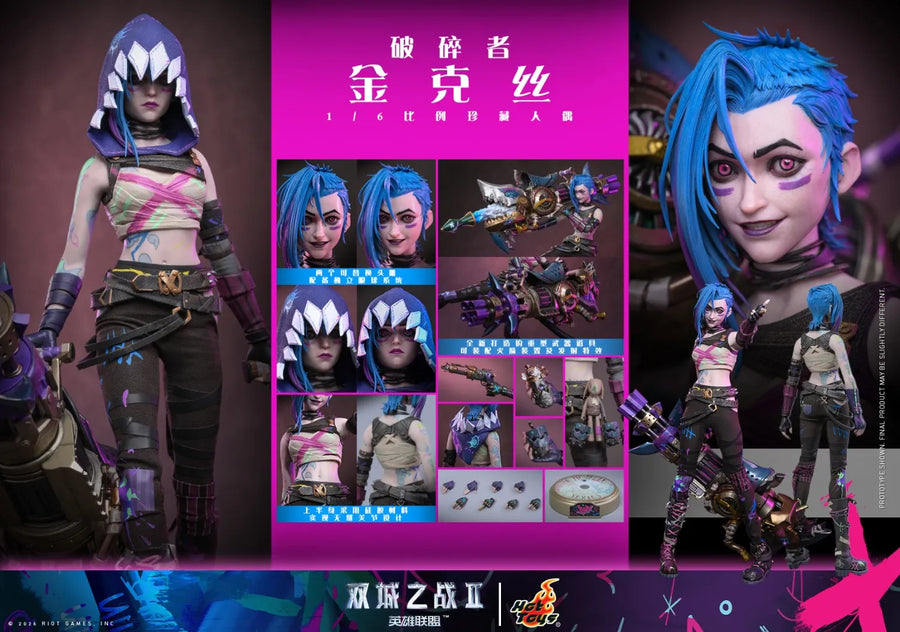 Vorverkauf Hot Toys TMS183 1/6 Arcane Fractured Jinx weibliche Actionfigur Modellspielzeug