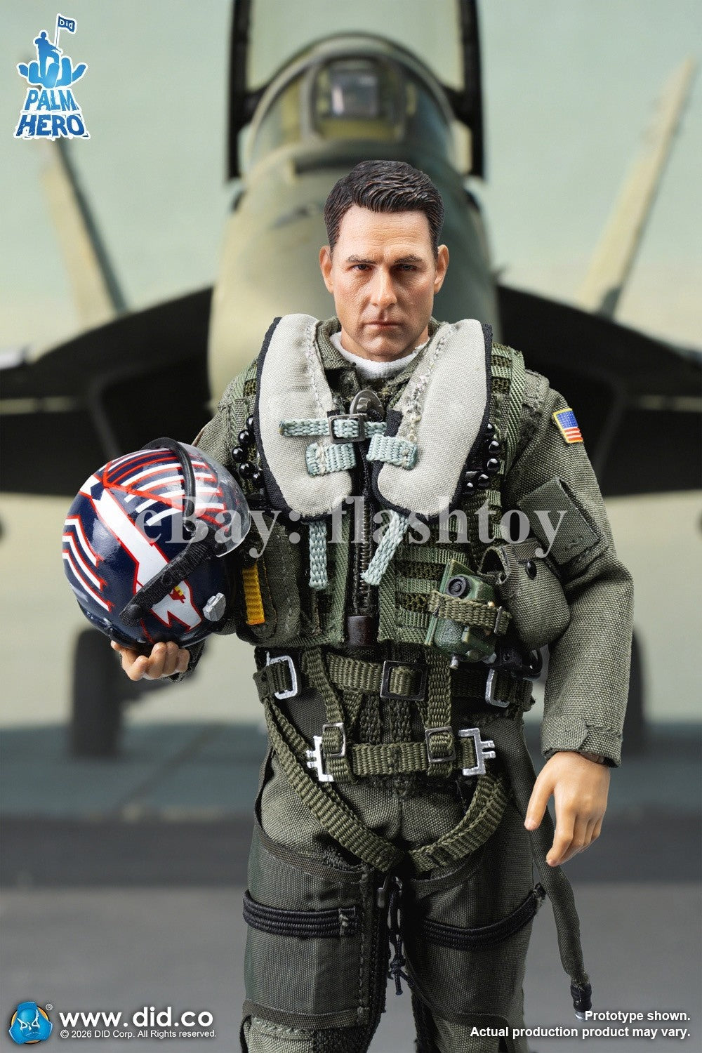 Presale DID XM80031 1/12 The US Navy Fighter Weapons School Instructor Pilot Toy