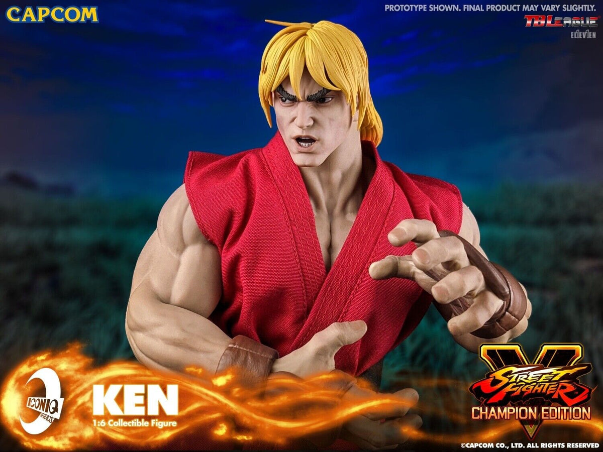 Iconiq Studio IQGS-04 1/6 Street Fighter Ken 12" Male Action Figure Model Toy