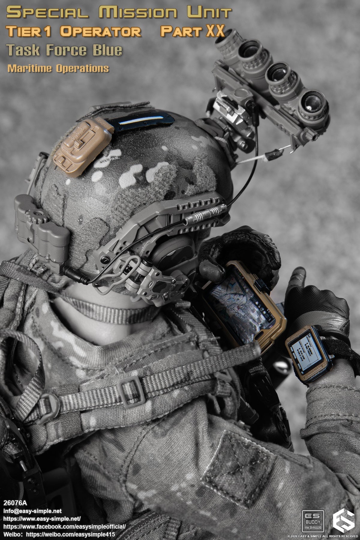 Presale Easy&Simple 26076A 1/6 Special Mission Unit Tier1 Operator Figure Toy