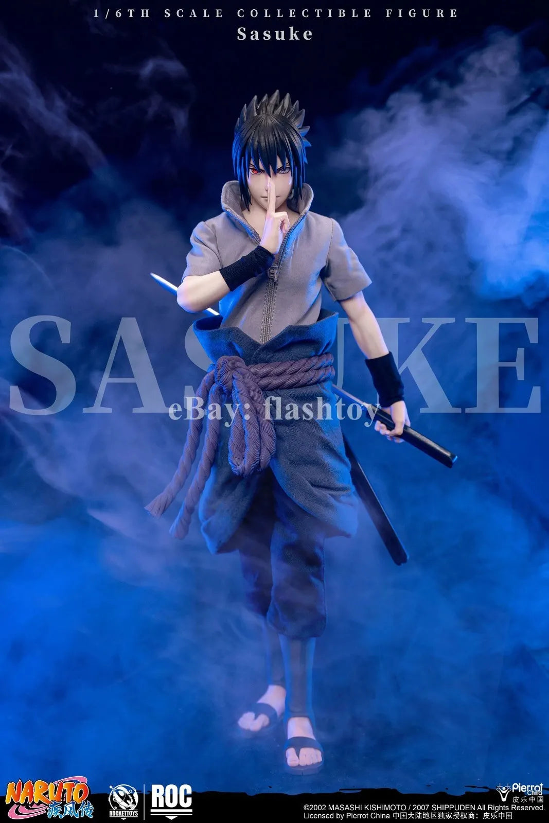 Presale ROCKETTOYS ROC-018 1/6 Uchiha Sasuke Collectible Action Figure Model Toy