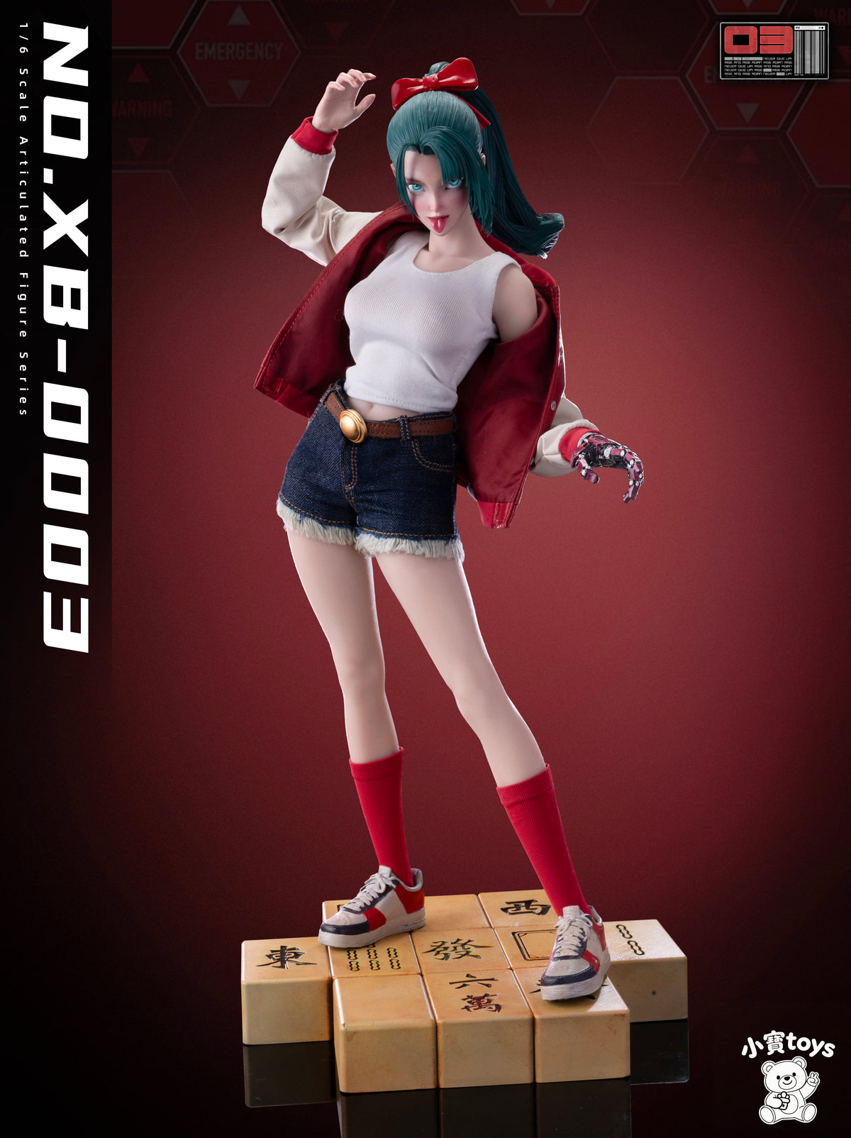 Presale XBTOYS XB0003 1/6 Wealth Girl Blue-Haired Enchantress Action Figure Toy