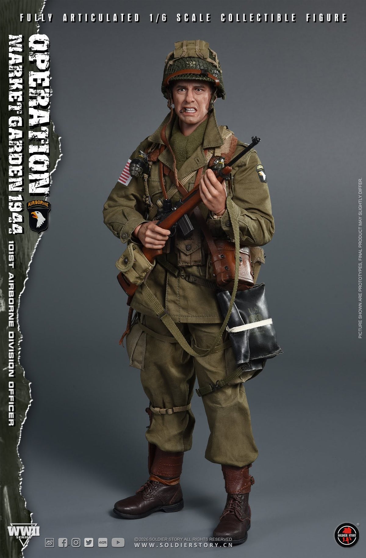 Presale SoldierStory SS145 1/6 Operation Market Garden Officer Action Figure Toy