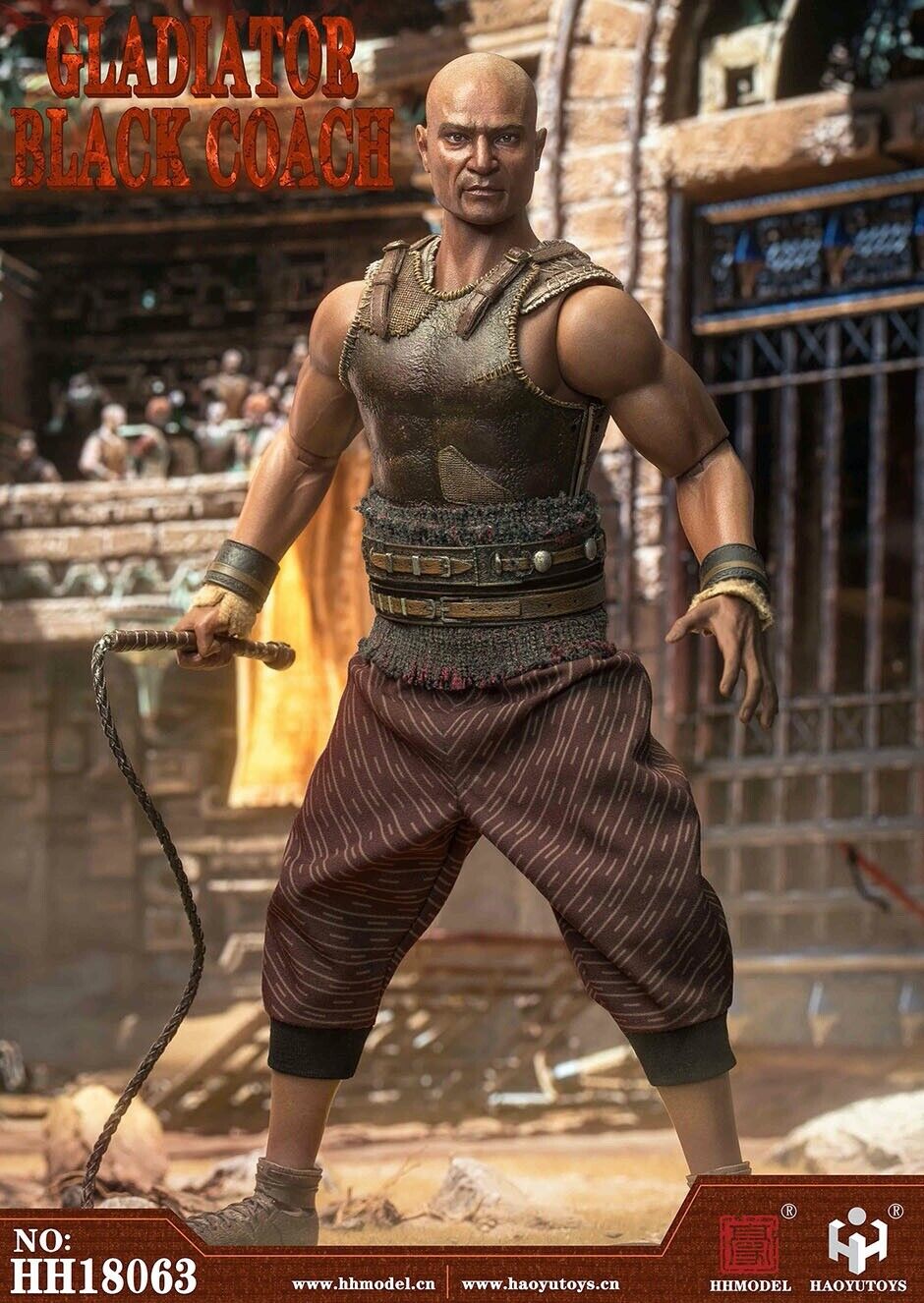 HHMODEL HH18063 1/6 Spartacus Oenomaus 12" Collectible Action Figure Model Toy