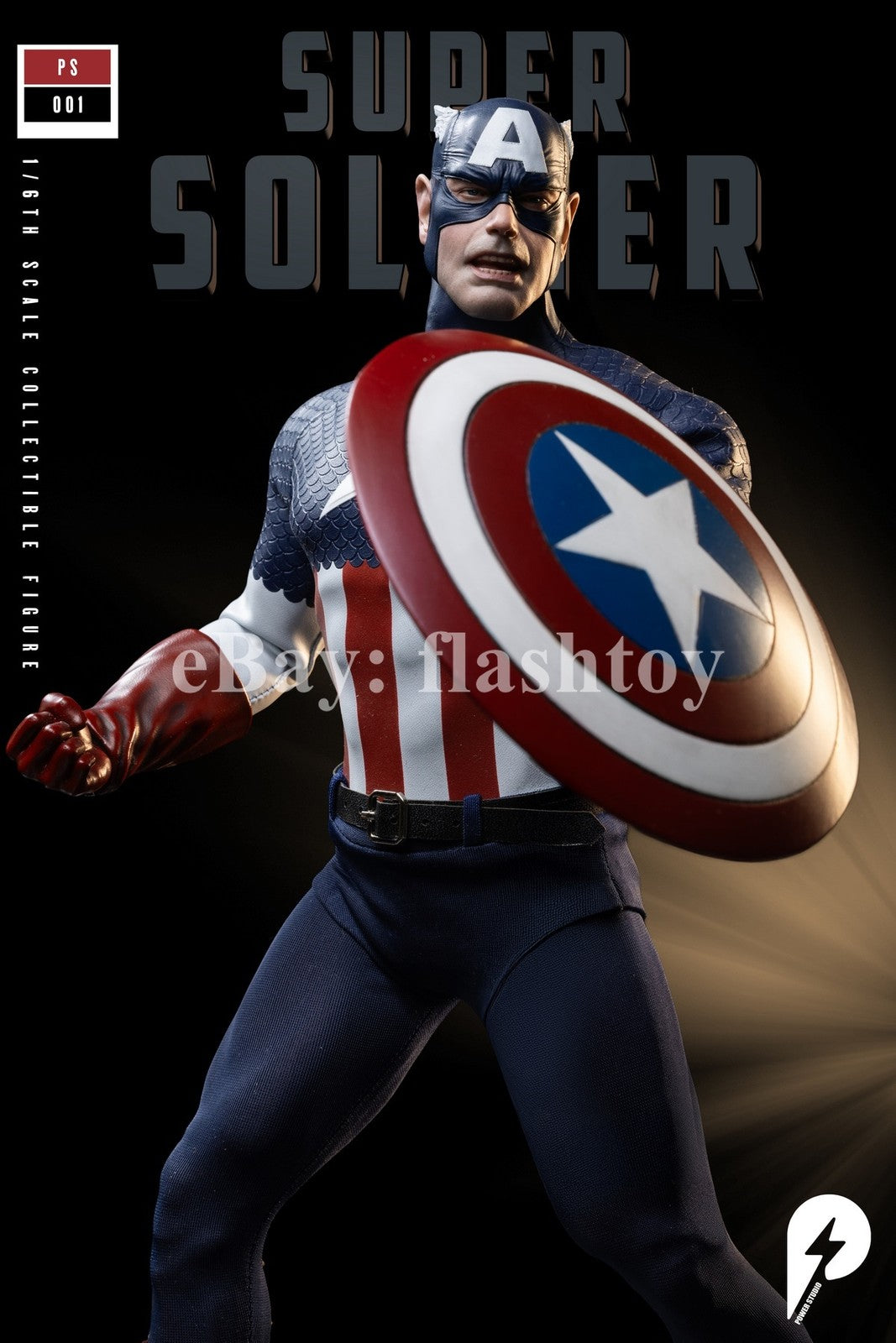 Presale Power Studio PS001 1/6 Super Soldier Collectible Action Figure Model Toy