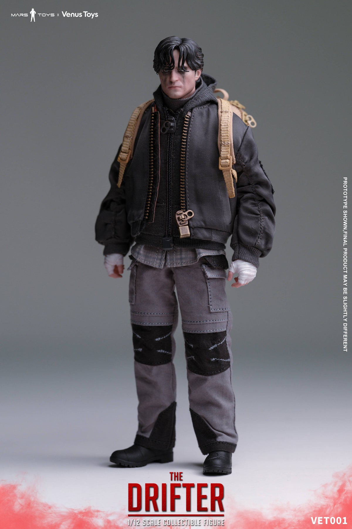 Venus Toys x Mars Toys VET001 1/12 Bat Man Bruce Male Action Figure Deluxe Ver.
