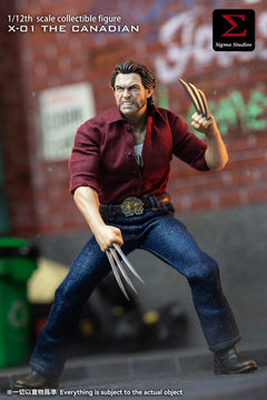Presale Sigma Toys X-01 1/12 The Canadian Logan Collectible Action Figure Model