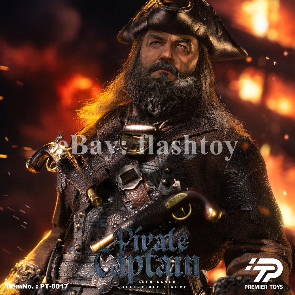 Presale Premier Toys PT-0017 1/6 Pirate Captain 12" Male Action Figure Model Toy