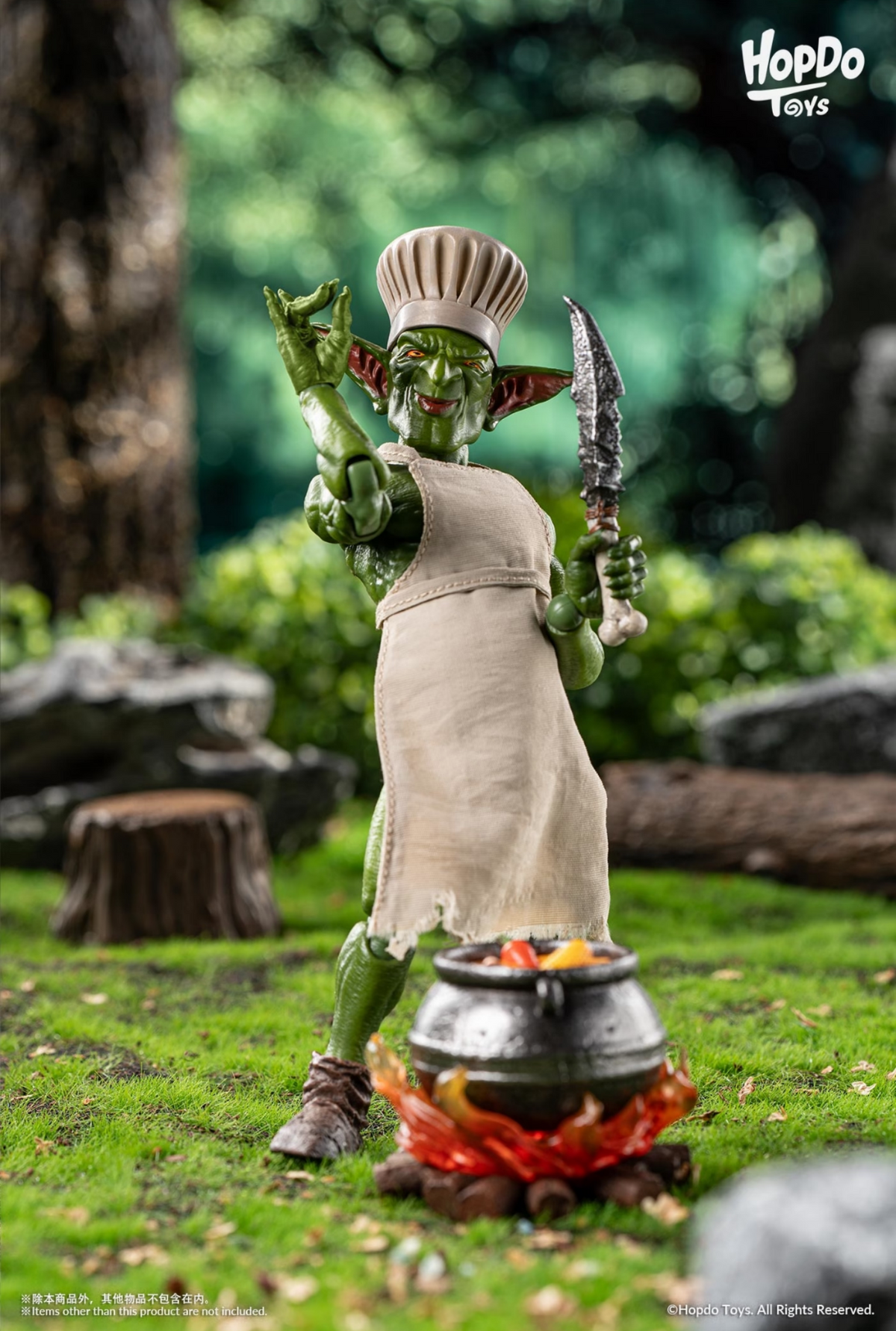 Presale Hopdo Toys 1/12 Goblin Head Chef Collectible Action Figure Model Toy