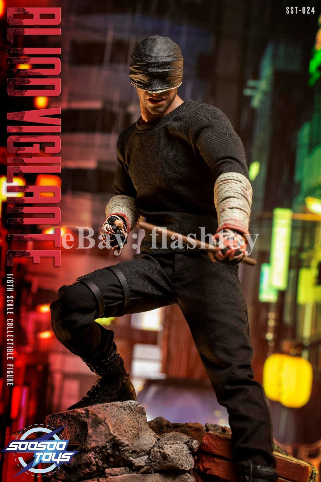 Presale Soosootoys SST-024 1/6 Blind Vigilante Matt Murdock Male Action Figure