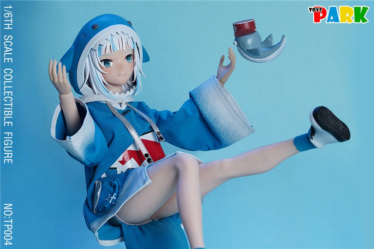 TOYS PARK TP004 1/6 Shark Girl Head & Clothing Accessories Set for Female Body