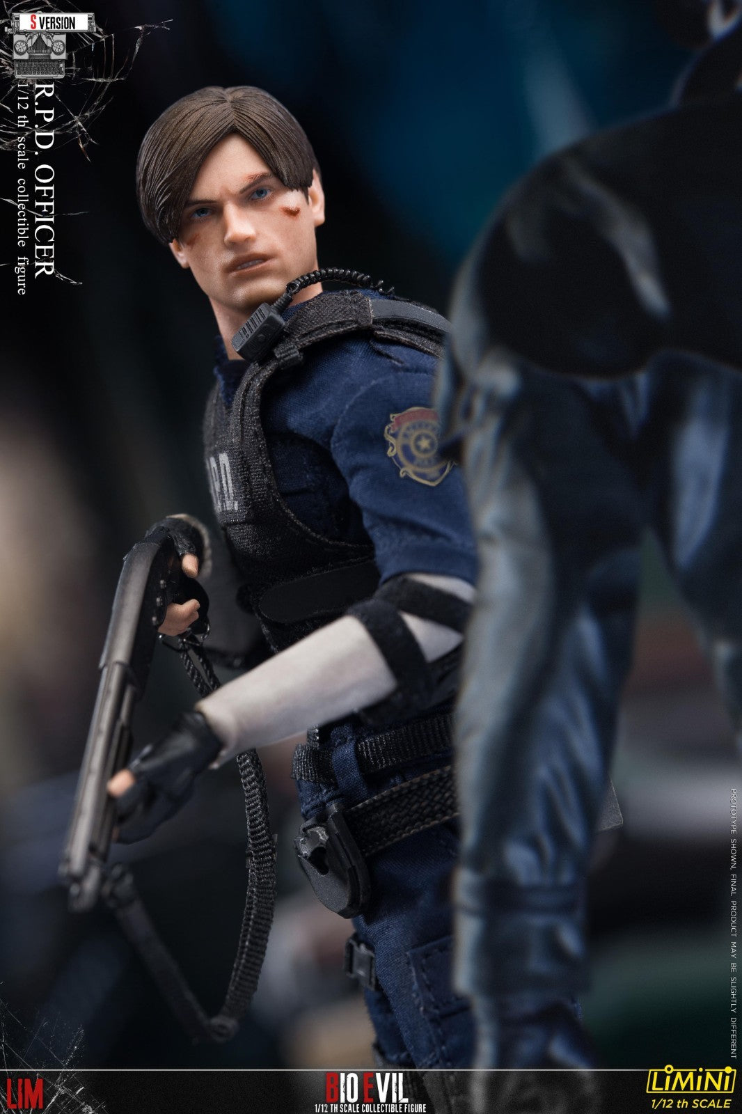 LIMTOYS 1/12 Zombie Killer RPD Officer Leon Male Action Figure Model Toy S Ver.