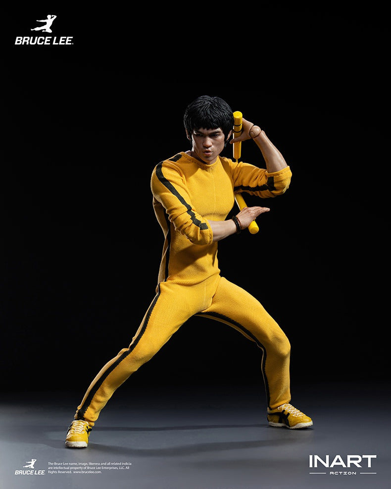 Presale INART Gy A036 1/12 Bruce Lee Collectible Action Figure Toy Yellow Outfit Set