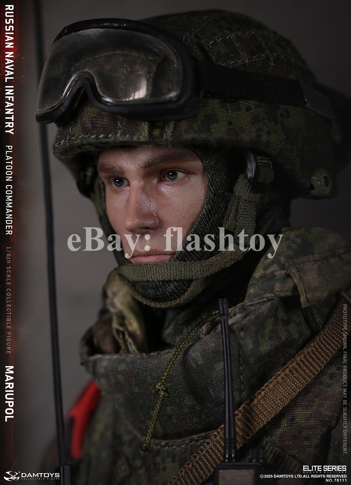 Presale DAMTOYS 78111 1/6 Russian Naval Infantry Commander Mariupol Figure Model