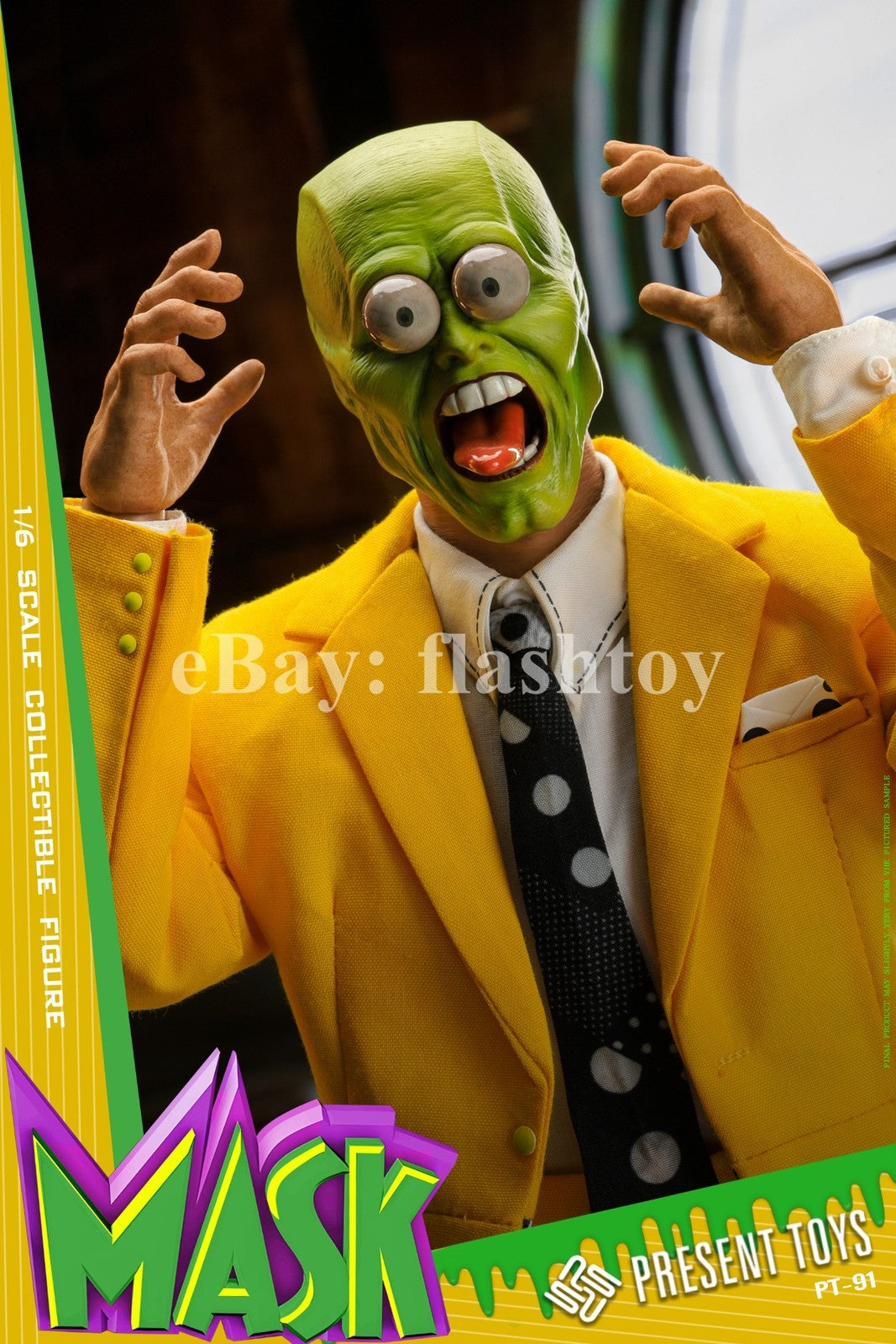Presale PRESENT TOYS PT-sp91 1/6 Mask Man Jim 12" Male Action Figure Model Toy