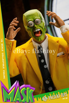 Presale PRESENT TOYS PT-sp91 1/6 Mask Man Jim 12" Male Action Figure Model Toy