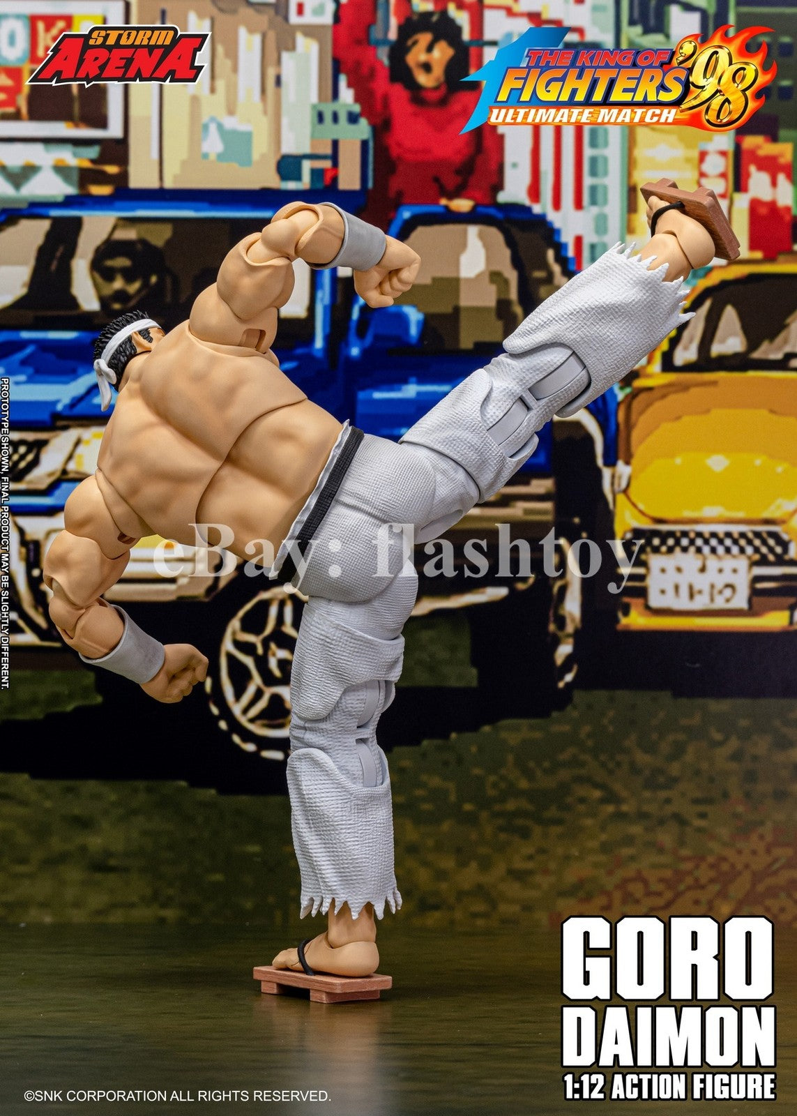 Presale STORM ARENA KFSA02 1/12 The King Of Fighters Goro Daimon Action Figure