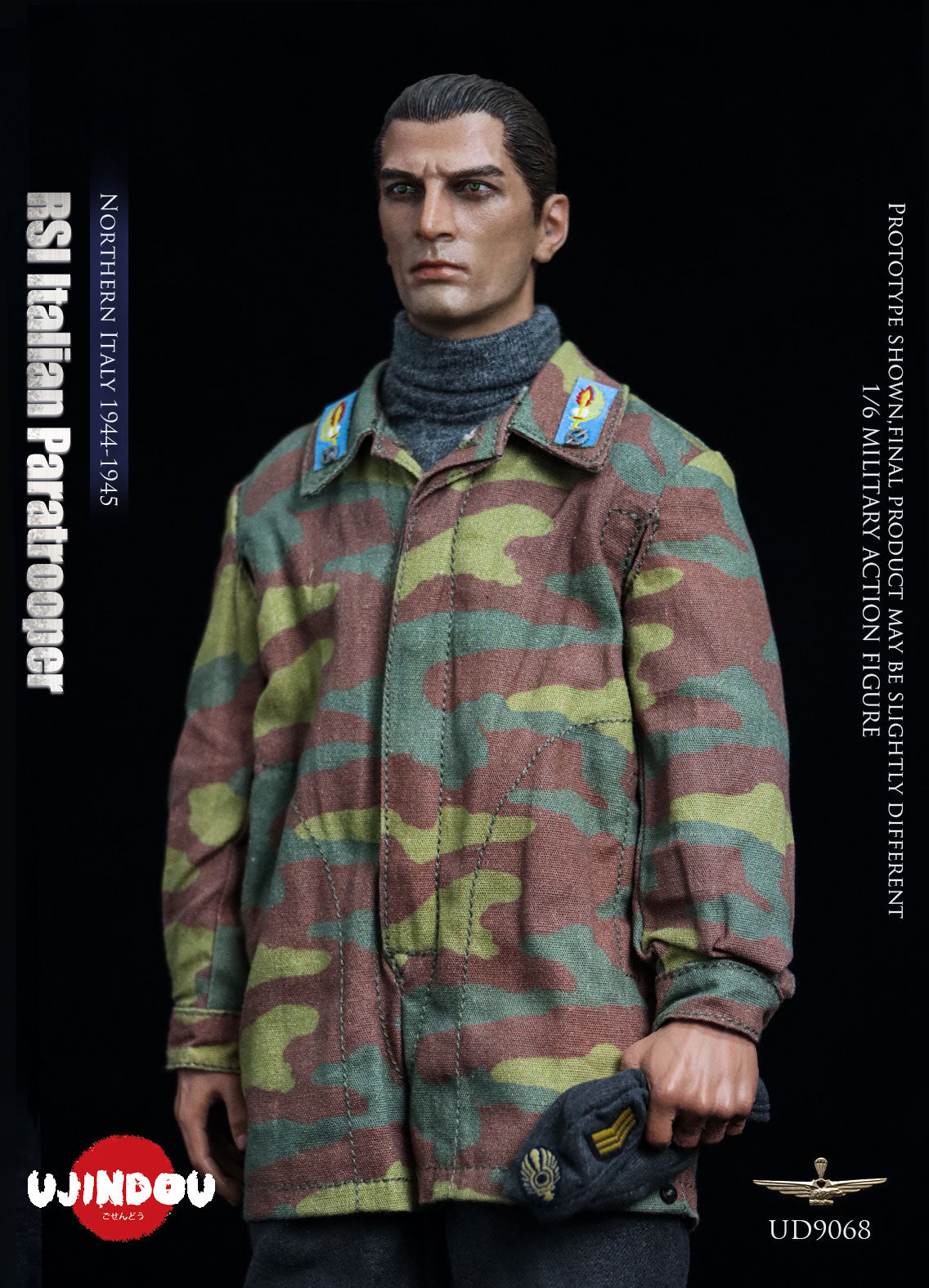 Presale UJINDOU UD9068 1/6 RSI Italian Paratrooper Northern Italy Action Figure