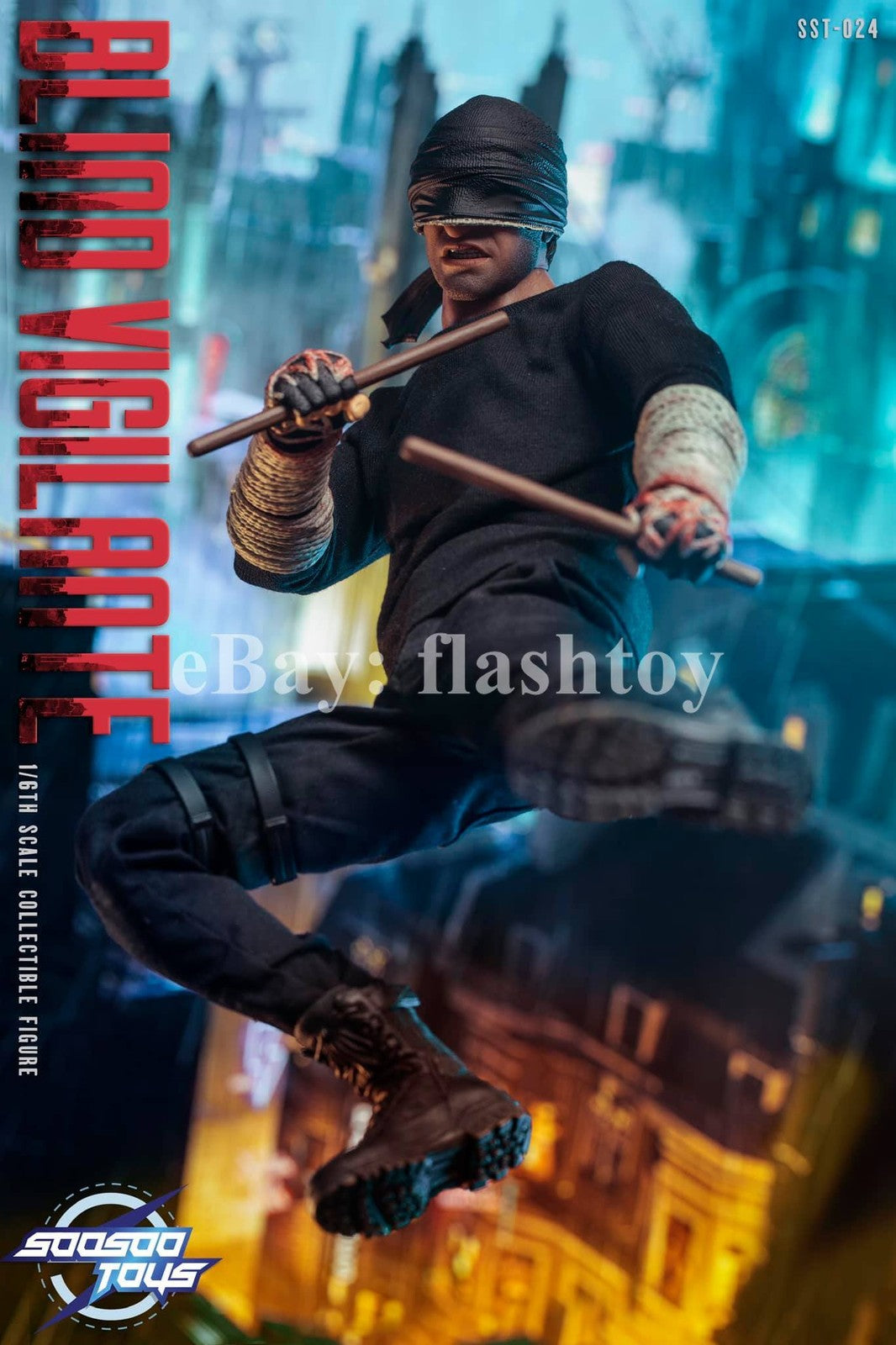 Presale Soosootoys SST-024 1/6 Blind Vigilante Matt Murdock Male Action Figure