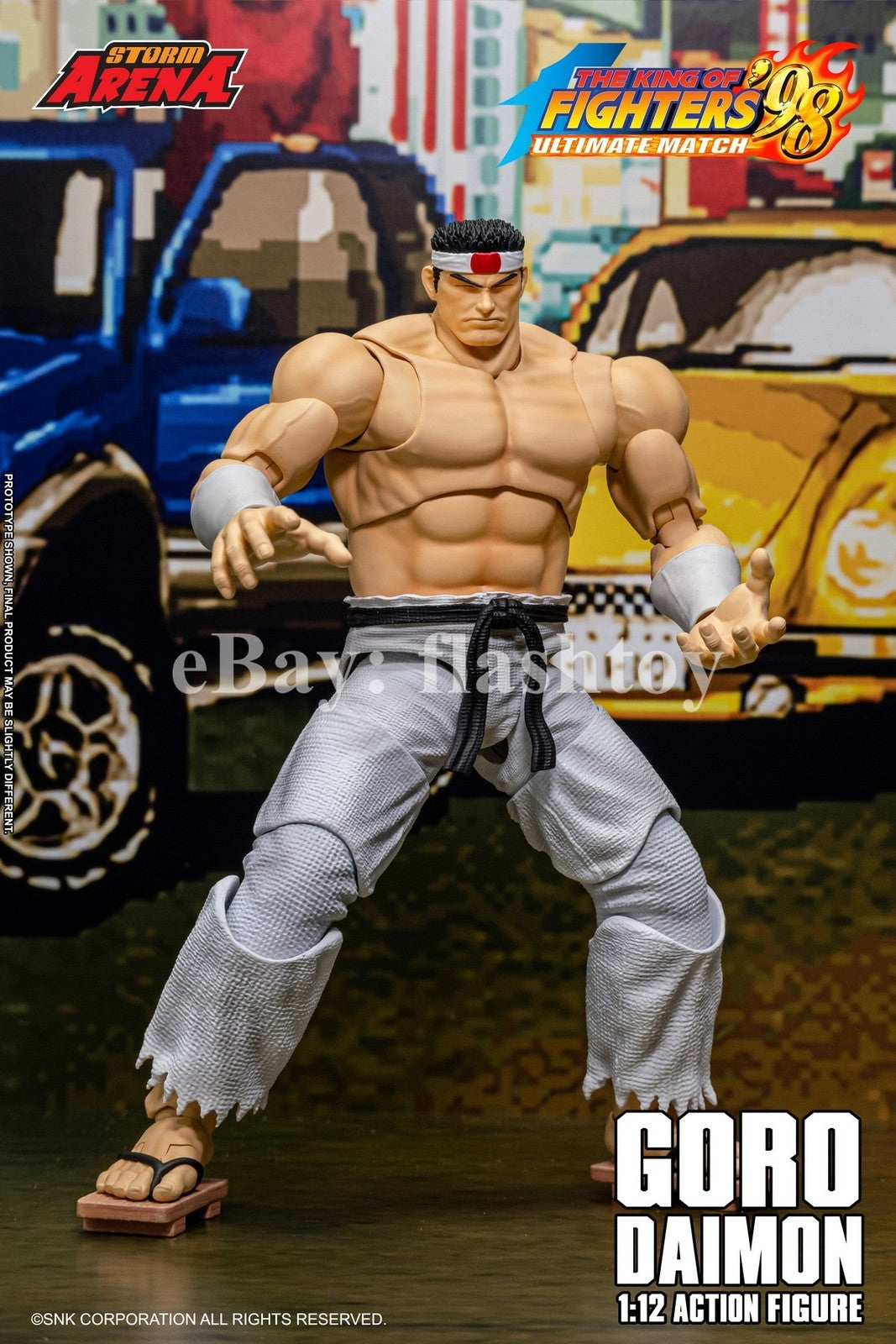 Presale STORM ARENA KFSA02 1/12 The King Of Fighters Goro Daimon Action Figure