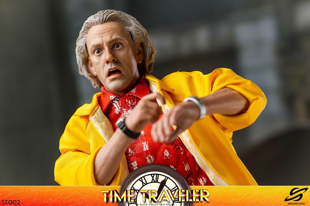 Saturn Toys ST002 1/6 Time Traveler Dr. Brown Male Action Figure Model Toy