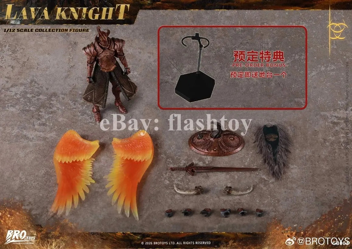 Presale BROTOYS GB004 1/12 Crucible Knight Collectible Action Figure Model Toy
