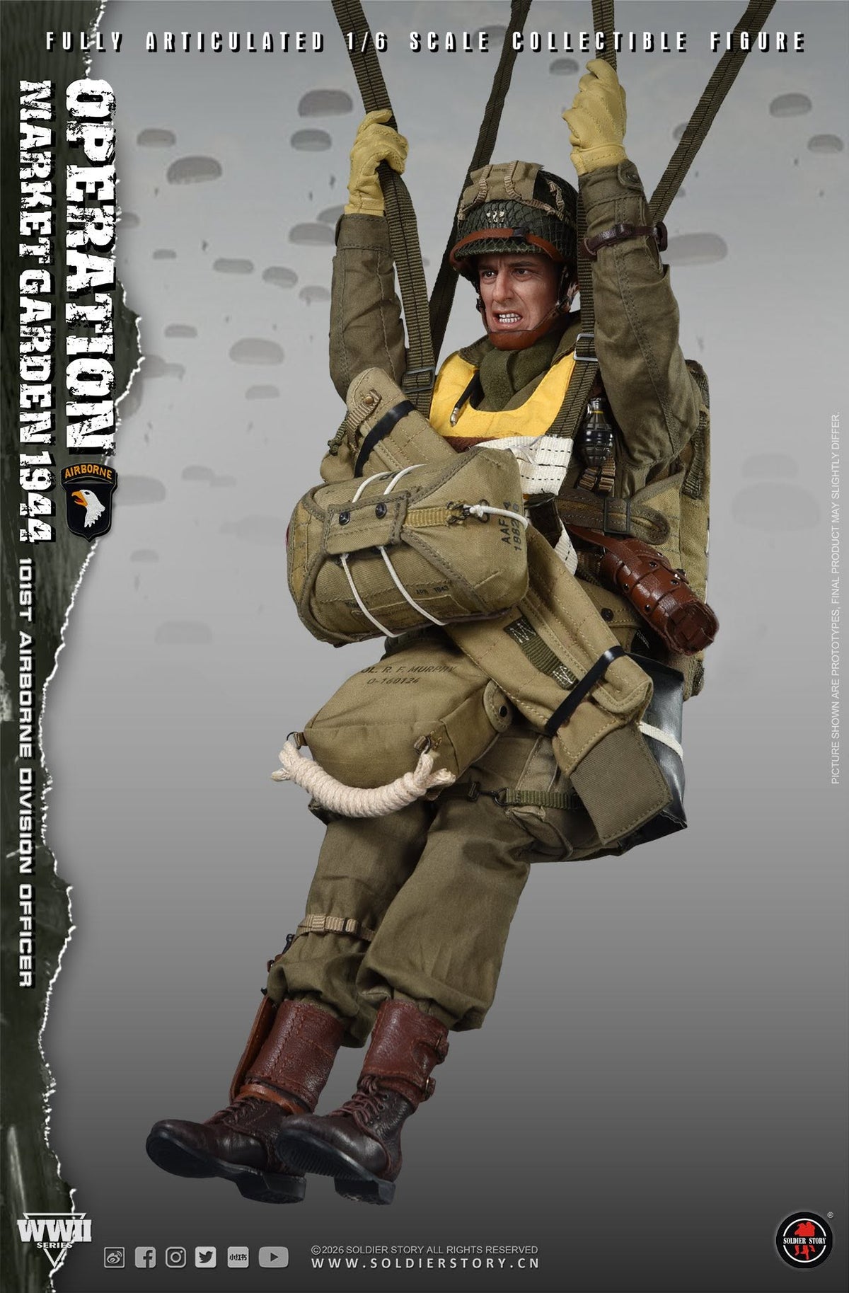 Presale SoldierStory SS145 1/6 Operation Market Garden Officer Action Figure Toy