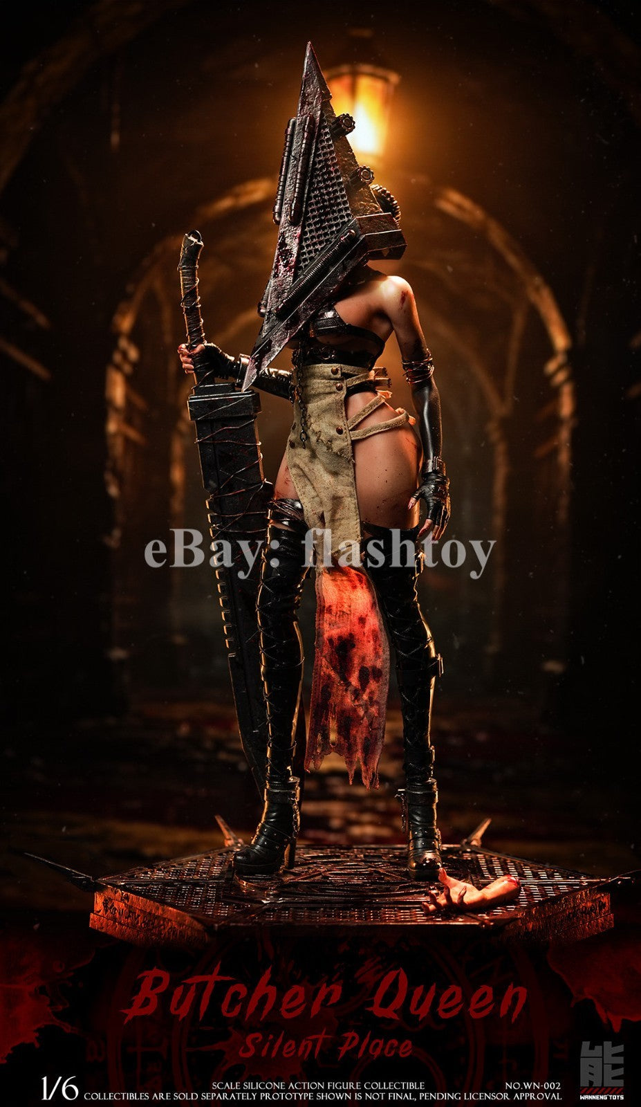 Presale Wanneng Toys WN-002B 1/6 Quiet Place Butcher Queen Action Figure Deluxe