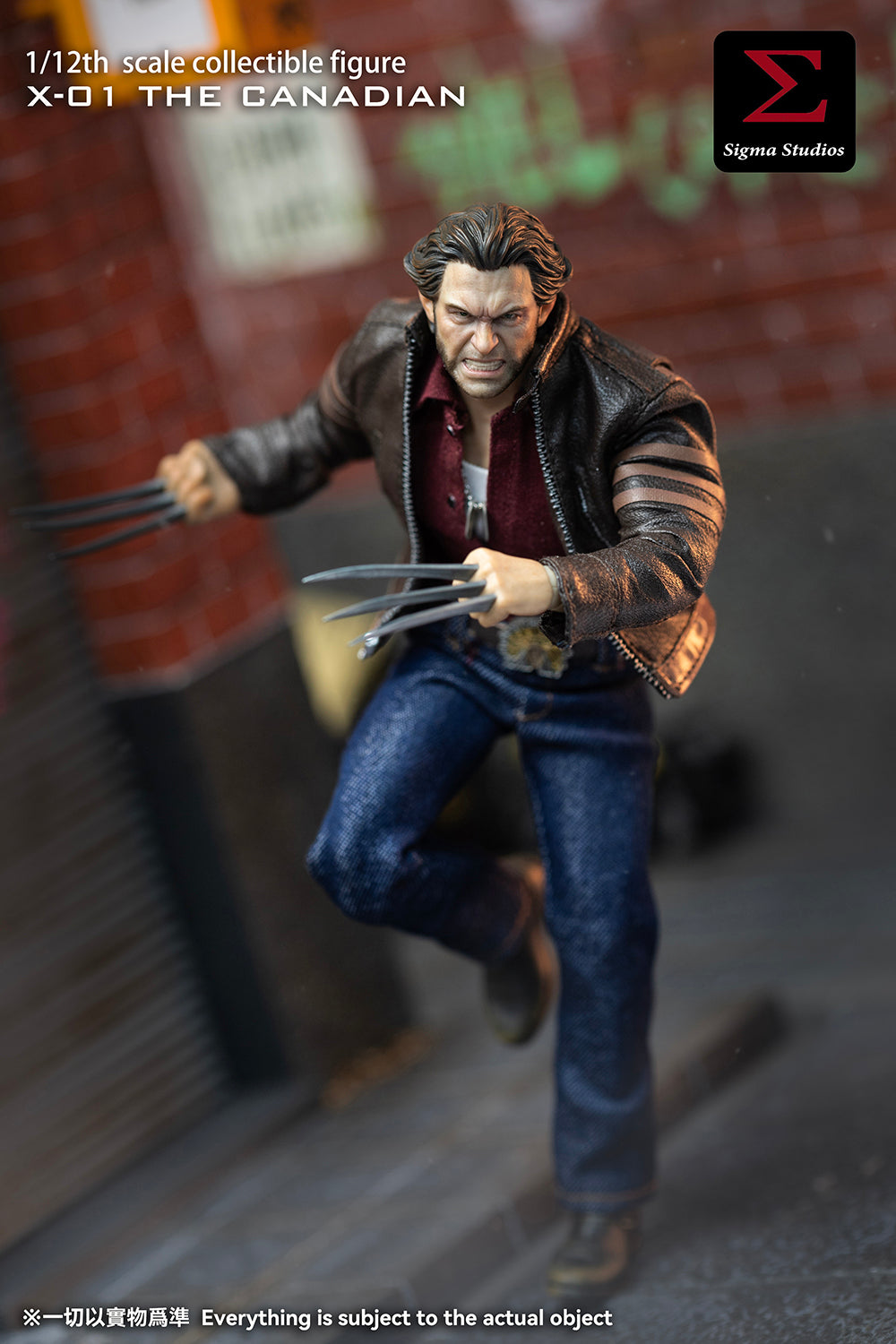 Presale Sigma Toys X-01 1/12 The Canadian Logan Collectible Action Figure Model