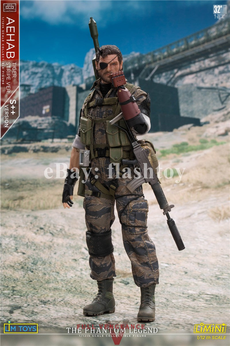Presale LIMTOYS 1/12 Solid Snake Ishmel 6" Male Action Figure Model Toy S++ Ver.