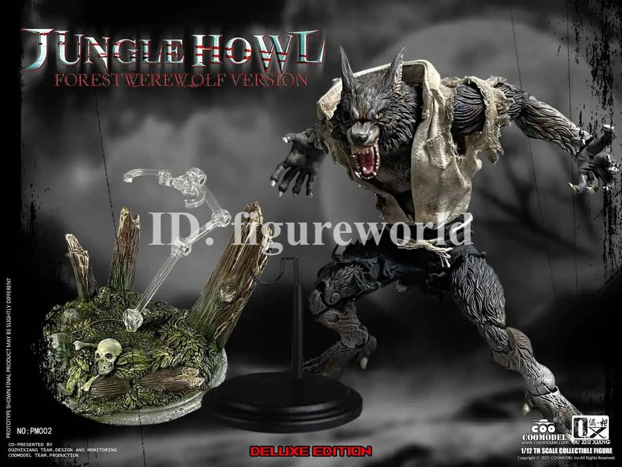 COOMODEL PM002 1/12 Palmtop Monsters Wald-Werwolf Actionfigur Deluxe-Version