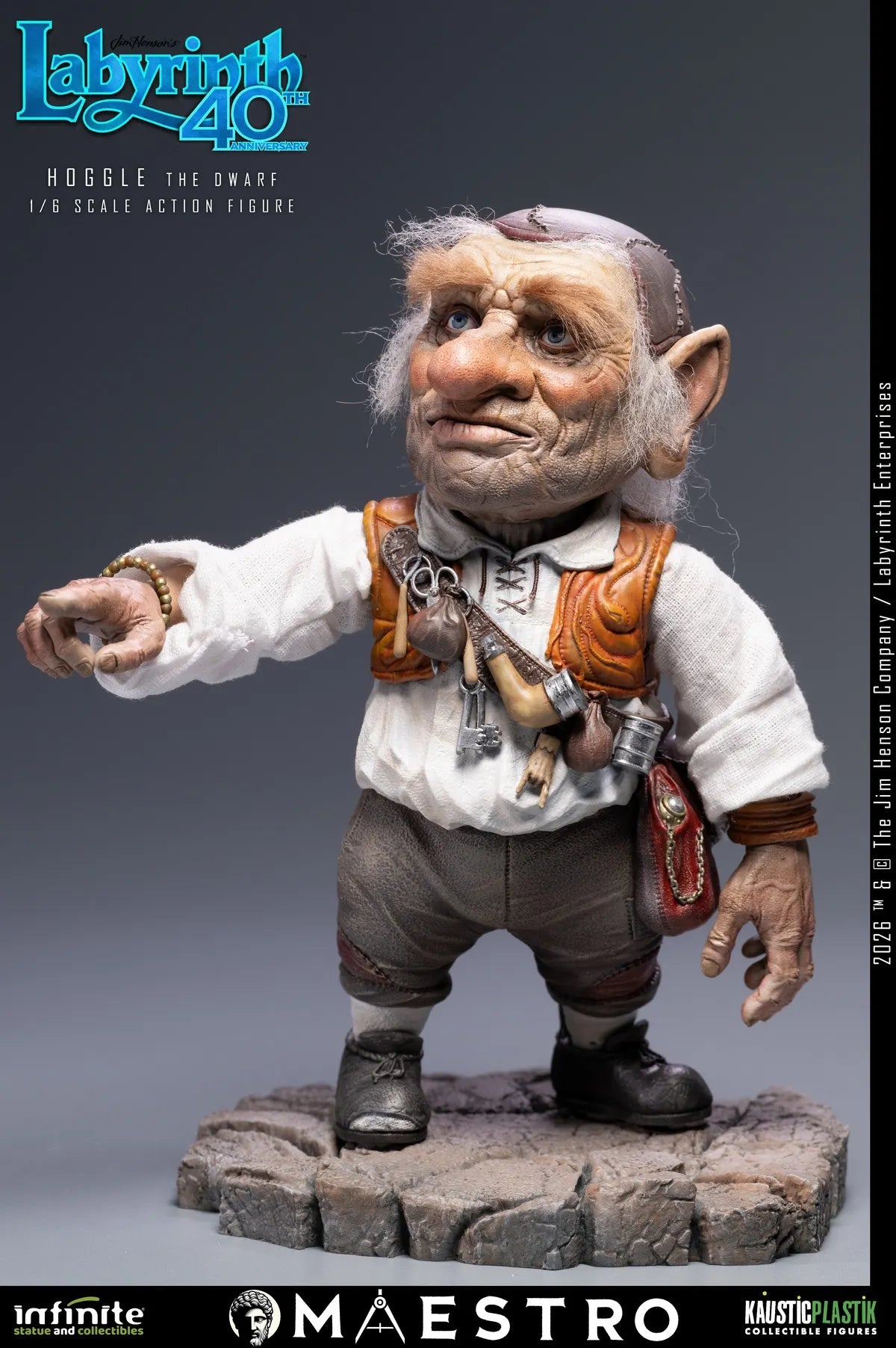 Presale Infinite 1/6 Labyrinth Jareth Hoggle The Dwarf Collectible Action Figure