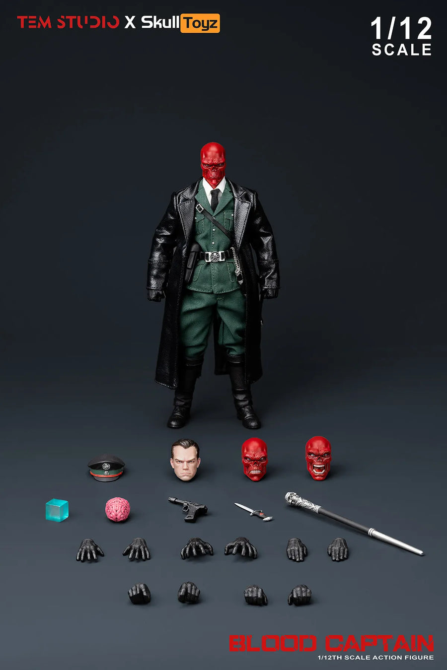 Vorverkauf TEM STUDIO TEMS007A 1/12 Hell Flame Killer Karl Ruprect Kroenen Figur