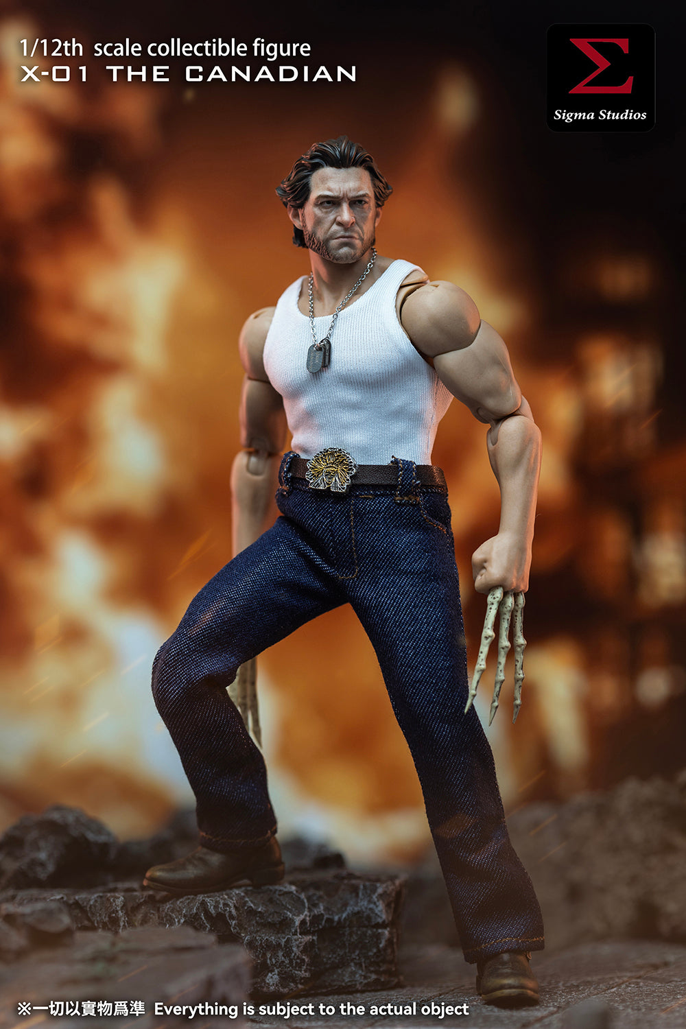 Presale Sigma Toys X-01 1/12 The Canadian Logan Collectible Action Figure Model