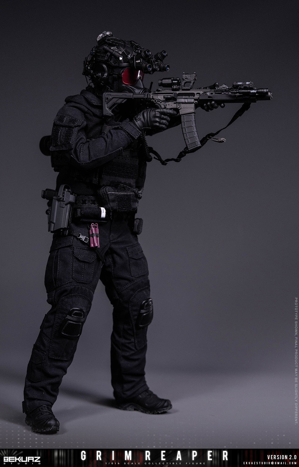Presale EKUAZ STUDIO EKS015S 1/6 Resident Zombie Evil Crisis Reaper 2.0 Hunk Deluxe Ver.