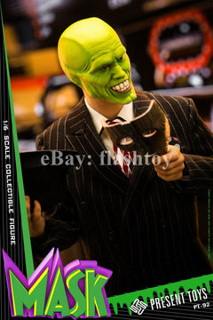 Presale PRESENT TOYS PT-sp92 1/6 Mask Man Jim 12" Male Action Figure Suit Ver.