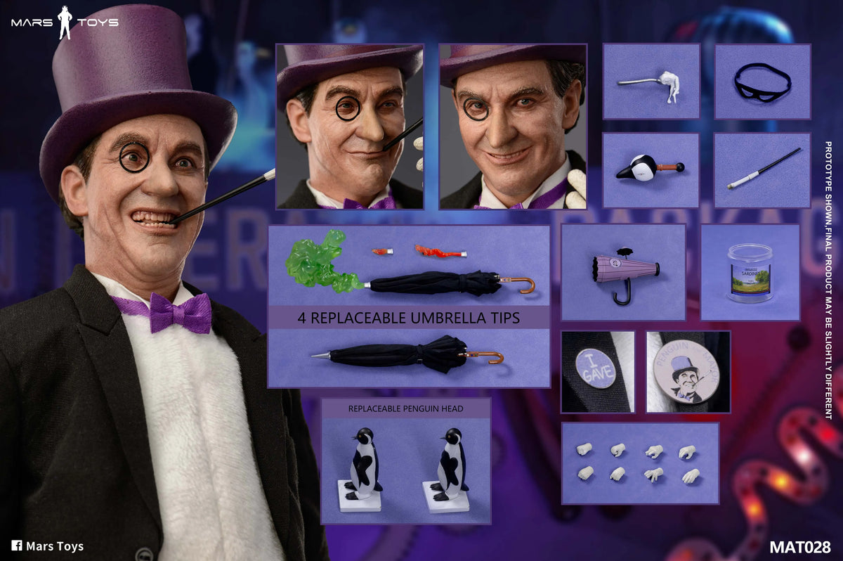 Presale Mars Toys MAT029 1/6 Batman The Penguin Oz 1966 Male Action Figure Model Toy