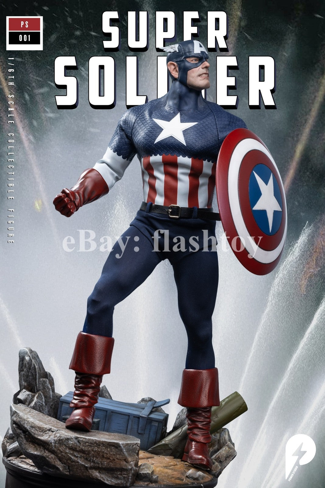 Presale Power Studio PS001 1/6 Super Soldier Collectible Action Figure Model Toy