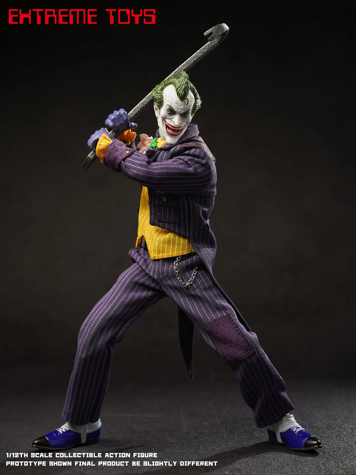 Presale EXTREME TOYS EX003V2 1/12 Arkham Knight Joker Male Action Figure Model