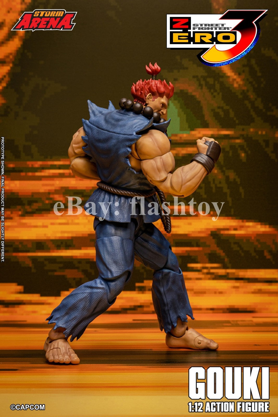 Presale STORM ARENA SFSA07 1/12 Street Fighter Zero 3 Gouki Action Figure Model