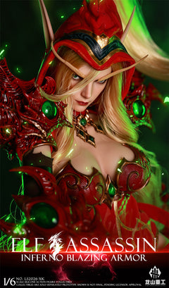 Presale Longshan LS2026-XK 1/6 Blood Elf Rogue Valeera Action Figure Model Toy