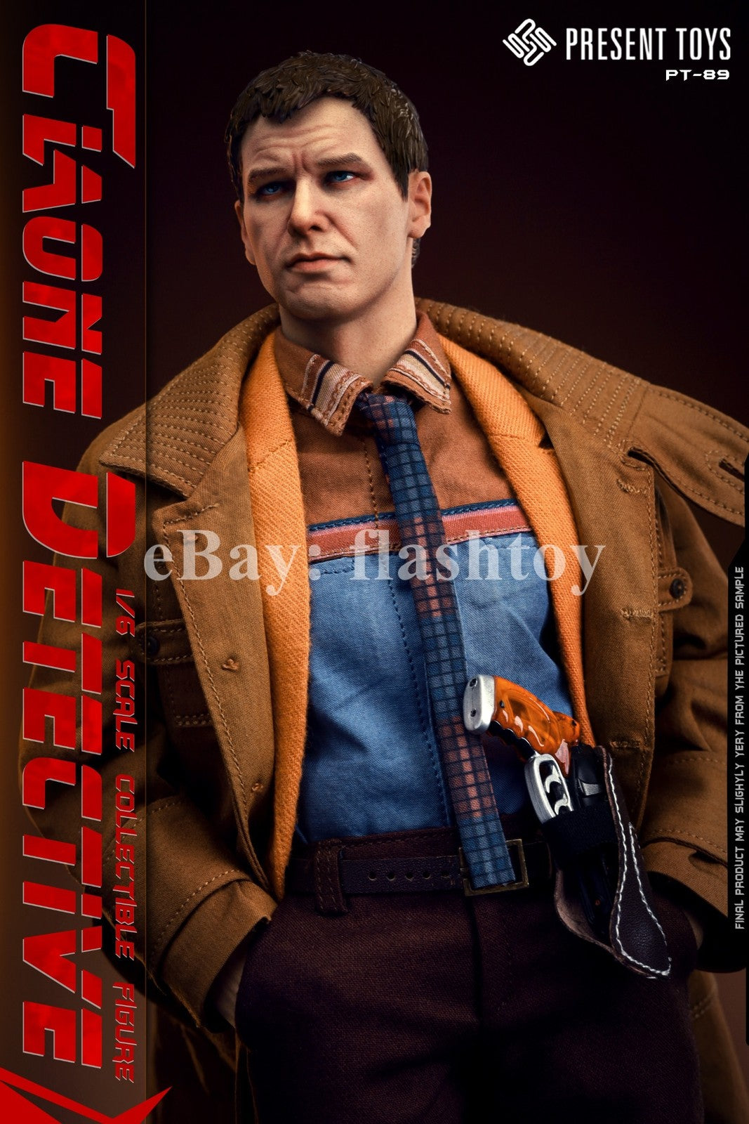 Presale PRESENT TOYS PT-sp89 1/6 Clone Detective Rick Deckard Action Figure Toy
