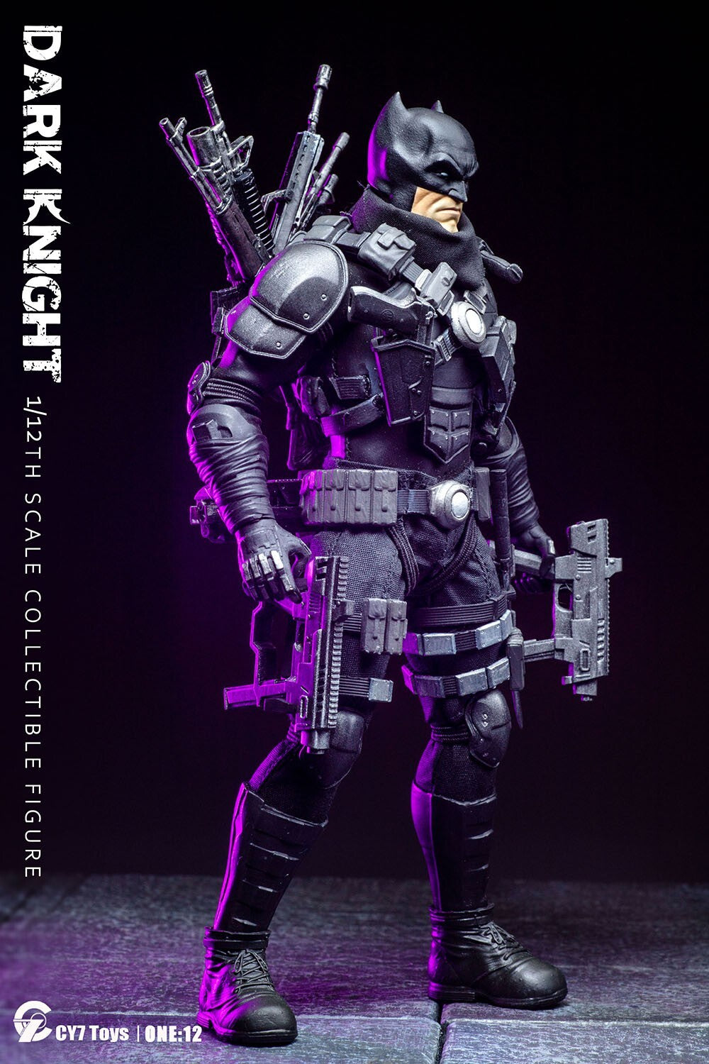 CY7 Toys 1/12 Dark Knight 6" Collectible Male Action Figure Model Toy